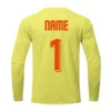 Custom Kids Men Soccer Goalkeeper Jerseys Tops Survetement Football Goalie Keeper Jersey Rugby Shirts Sport Kit Elbow Protector