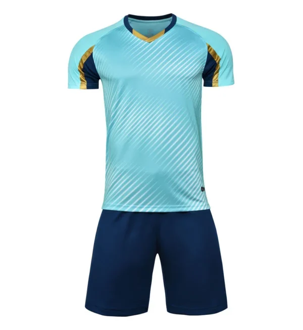 kf-S64c9035cd9cb4776b0fef5b8bf495ff8c Customized team football uniforms short-sleeved team uniforms children's football jerseys football jersey 24 25 suits team