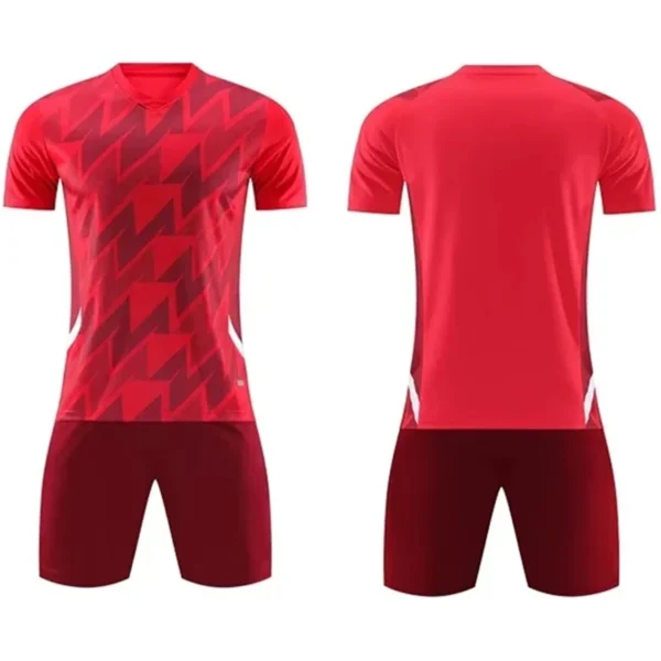 kf-S71bf2575fbca4eea800a9ee9b9c0c71dv Adult Football Shirts Kit Uniform Polyester Soccer Jersey Set Custom Football Jersey