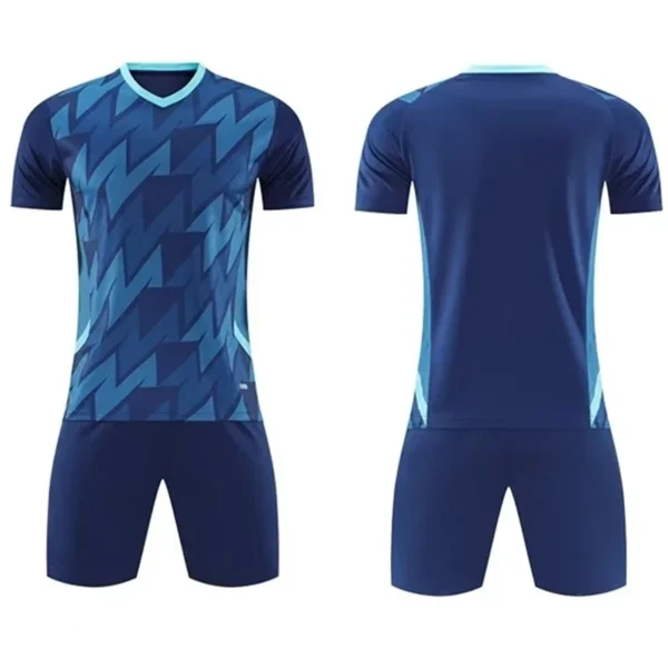 kf-S74a700ffc53341cf9d331b956f4732e16 Adult Football Shirts Kit Uniform Polyester Soccer Jersey Set Custom Football Jersey