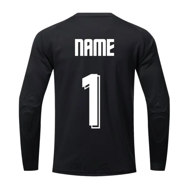 Custom Kids Men Soccer Goalkeeper Jerseys Tops Survetement Football Goalie Keeper Jersey Rugby Shirts Sport Kit Elbow Protector