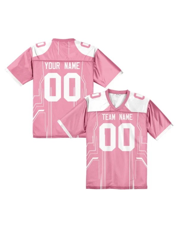 kf-A53c8ae1235f94dfc8cec03f1c7d9e17ax Personalized Blue Football Shirt with Team Name Number Custom Print Embroidery American Football Jersey for Men Women Youth Kids