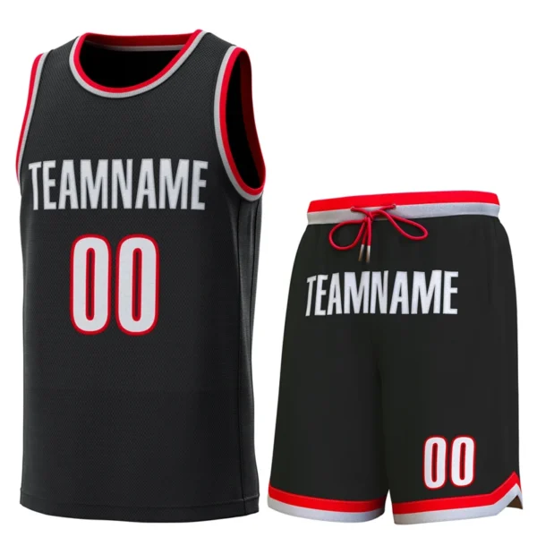 Custom Basketball Jerseys Set Embroidery Stitch Team Name Number Basketball Shirt Suit a Unique Gift