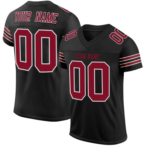 Custom American Football Jersey Personalized Printing Team Name Number Logo Rugby Jerseys Game Training Shirt for Men/Youth