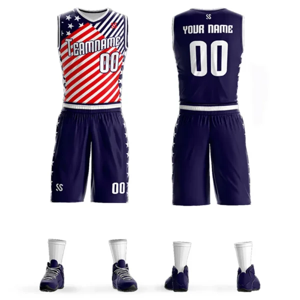 Cutom Wholesale Custom Men Kids Basketball Training Jersey Set Sport Kit Customized Basketball Jersey Uniforms Suit