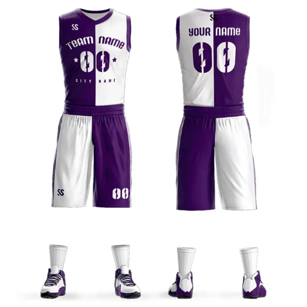 Custom Cheap Diy Basketball Jerseys Set Uniforms Kits Youth Men Basketball Shirts Shorts Suit Sports Clothes Mix Order