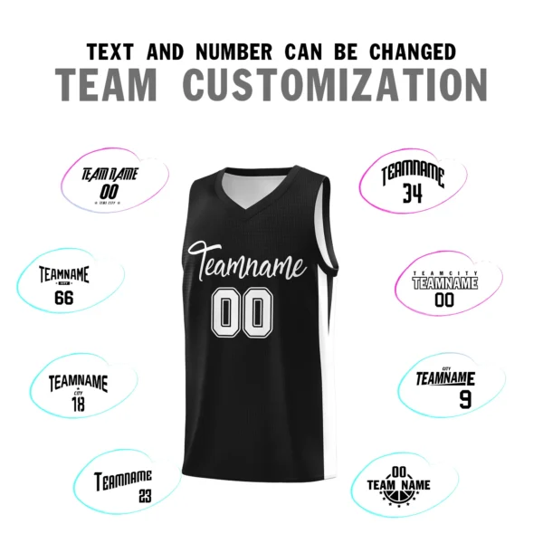 kf-S02dbebc43ff4433ead0dad3d66e2a91b2 Custom Basketball Jersey V-Neck Printed Team Name Numbers Logo School College Jersey Athletic Tank Top for Men Women