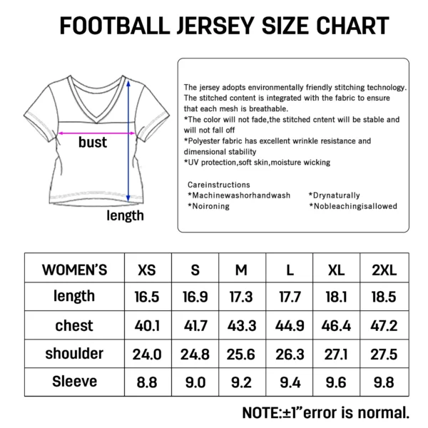 Custom American Football Jersey Crop Top for Women Girls Plain Sporty Cropped Shirt Personalized Name Number Jerseys Fans Gift
