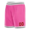 Custom Women College Basketball Shorts Double Side Custom Basketball Uniform Fashion Throwback Brand Print Numer Name 17 Color