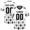 Custom American Football Jersey Personalized Team Name Number Print Vintage Style Training Top