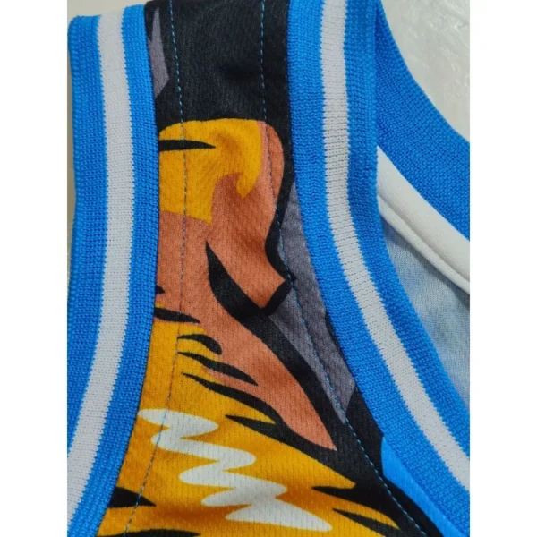 Mens #12 Blue Sports Basketball Jersey, Breathable Sleeveless letter embroidery Sweatshirt Training Competition Sports Uniforms