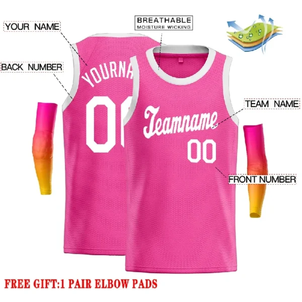 Custom Basketball Jerseys Customized High Quality Hot Pink Basketball Jerseys