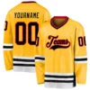 kf-S3b9a55812be0475098693938fd0f297ao Custom Yellow Black Hockey 3D Print You Name Number Men Women Ice Hockey Jersey Competition Training Jerseys