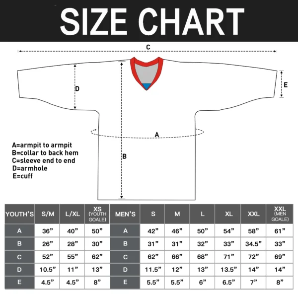 kf-S3ca594f904cf44168a37c4daee71c14cF Printed Ice Hockey Jersey Customized Name & Numbers - Design Your Own Ice Hockey Jersey Competition Training Jerseys