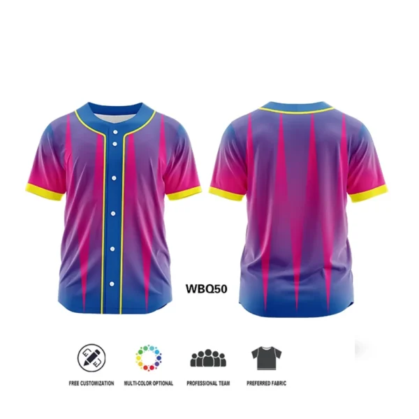 shirts for man Unisex baseball uniform Custom shirt y2k Button Baseball Jersey sportswear Fashion Outdoor Sunscreen clothing top