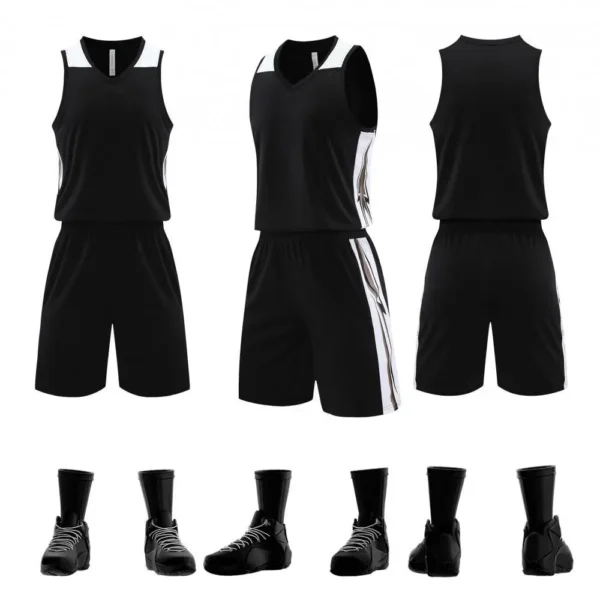 kf-S5b4fa05684cc480ebe1eac05b8bd2a26u Sublimation Custom Adults Basketball Uniform Personalized 100% Polyester Breathabale Basketball Jersey Sportswear Shirt For Men