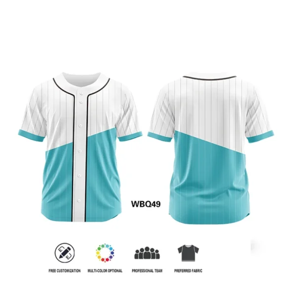 shirts for man Unisex baseball uniform Custom shirt y2k Button Baseball Jersey sportswear Fashion Outdoor Sunscreen clothing top