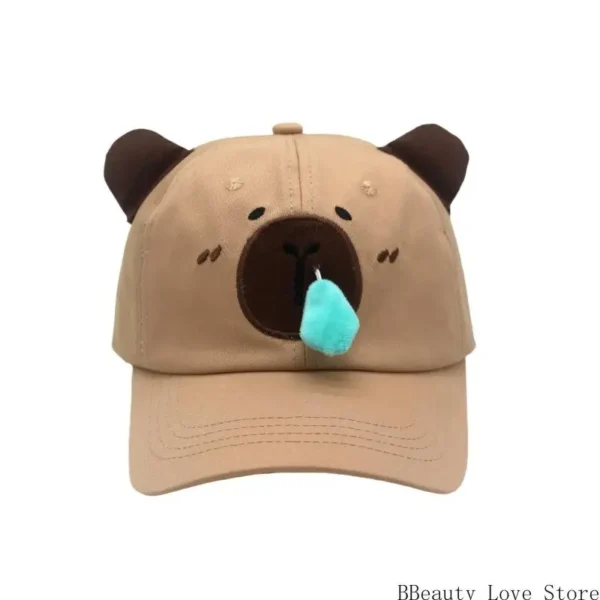 kf-S9c7b7c8e0aa5471e8d12e2b8662269775 Cartoon Capybara Embroidered Baseball Caps Adjustable Dad Hat Novelty Design Sun Hat for Men and Women All Matching