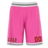 Custom Women College Basketball Shorts Double Side Custom Basketball Uniform Fashion Throwback Brand Print Numer Name 17 Color