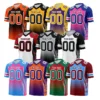 Custom Football Jerseys Sublimated Retro American Uniforms Personalized Rugby Jerseys With Embroidery