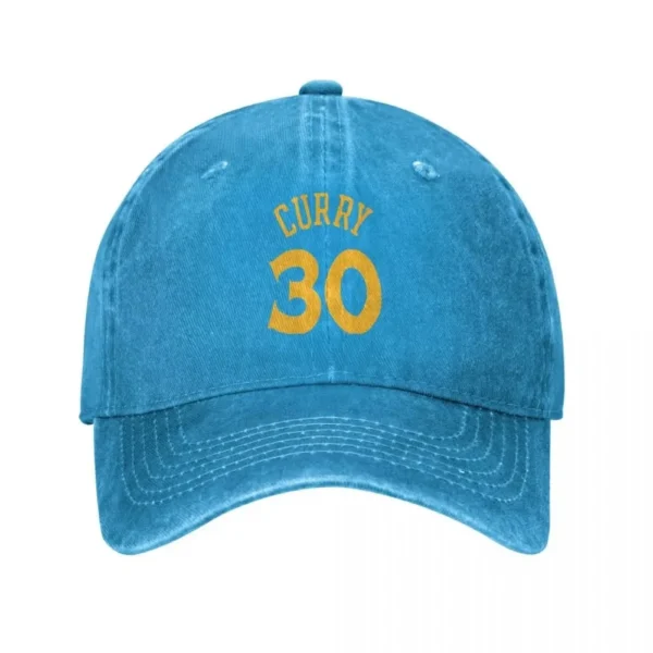 2025 Summer Steph Curry Jersey Baseball Cap For Unisex Men Vintage Trucker Hat Fitted Retro Sunshade Outdoor Sun Baseball Caps