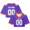 Custom American Football Jersey Crop Top for Women Girls Plain Sporty Cropped Shirt Personalized Name Number Jerseys Fans Gift