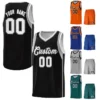 Custom Basketball Jerseys Design Retro Print Basket Ball Singlets Vests Kit Set Shirt Men Breathable Basketball Uniform Jersey