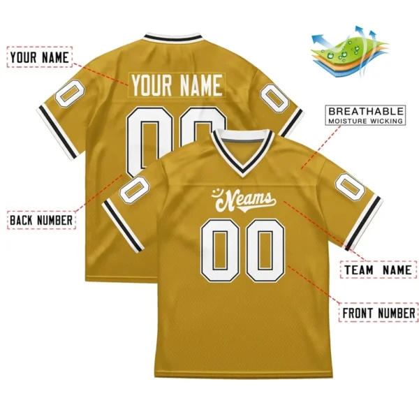 Custom Football Jerseys Customize Stitched Rugby Jersey Shirt American Retro Football Wear for Team Sports