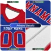 Custom Football Jerseys Sublimated Retro American Uniforms Personalized Rugby Jerseys With Embroidery