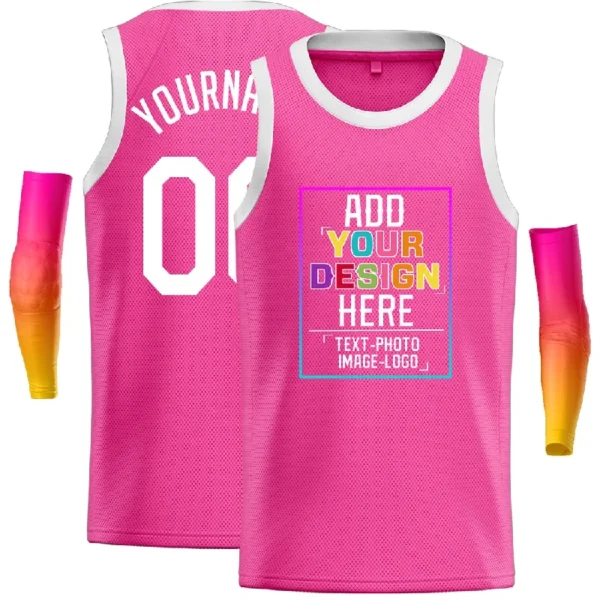 Custom Basketball Jerseys Customized High Quality Hot Pink Basketball Jerseys